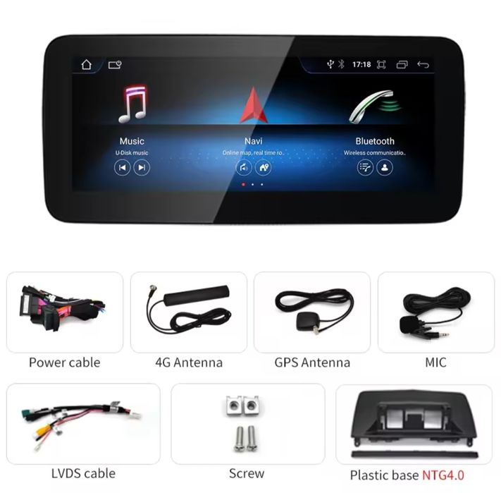 Carplay за Mercedes W204 C Class 6G-128G