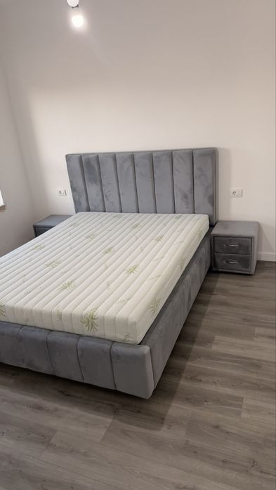 Paturi rabatabile tapițate cu depozitare de la 1350 lei