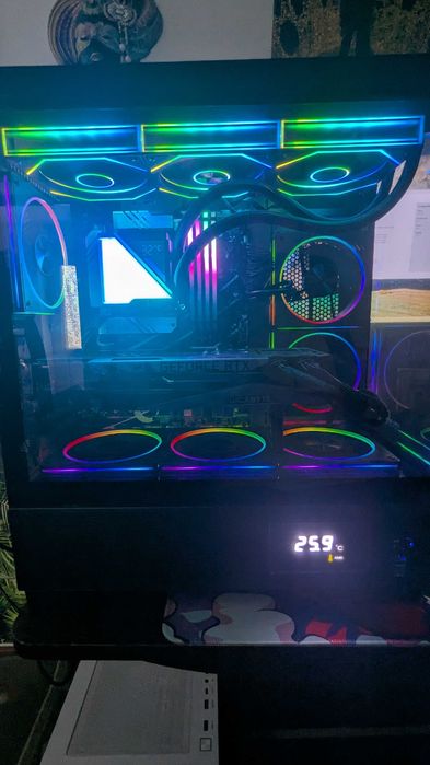 PC gaming Intel i7 13700 rtx 3080 32gb ddr4 3600 rgb optional monitor