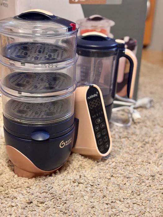 ROBOT GĂTIT Bebeluși 5-în-1 Baby Moov Nutribaby XL Abur&Blender
