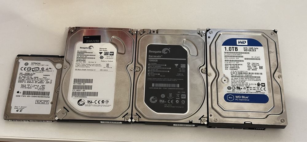 HDD 1TB, 500GB, 3.5inch