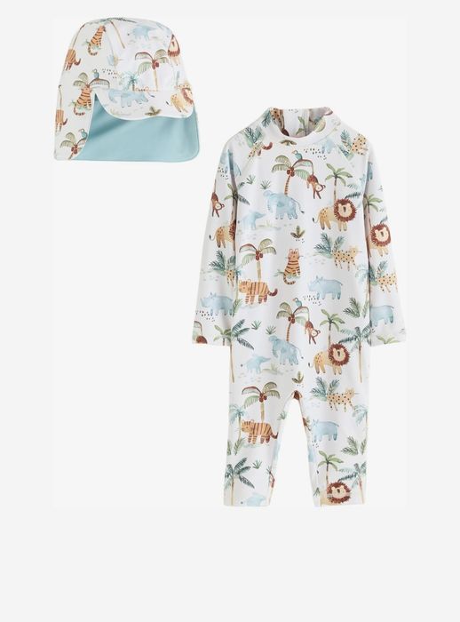 Salopeta/costum baie bebelusi NEXT cu protectie UV