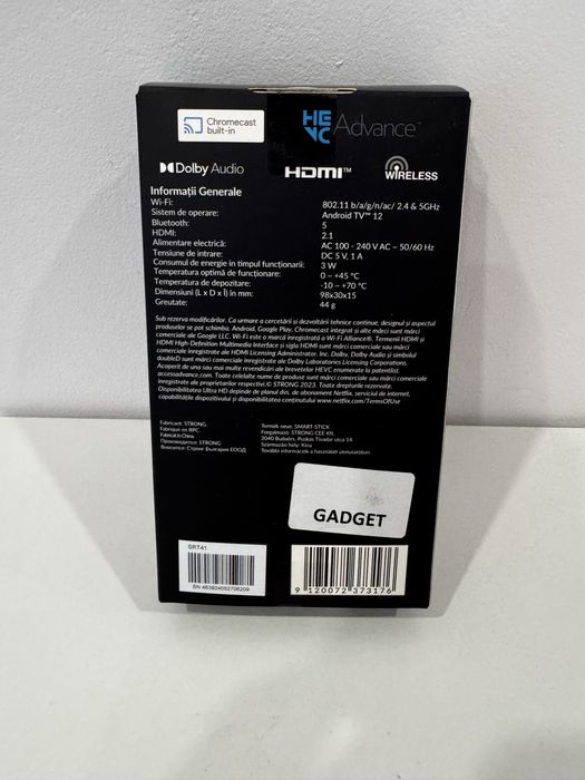 Chromecast - stick TV Strong