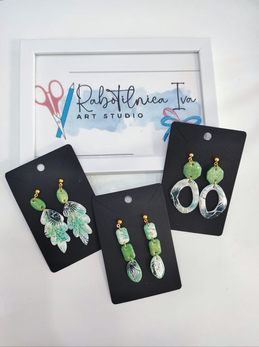 Обеци от полимерна глина