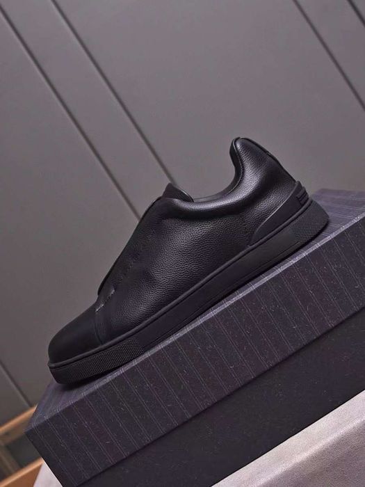 Обувки Ermenegildo Zegna Deerskin Triple Stitch Low Sneakers 41-45