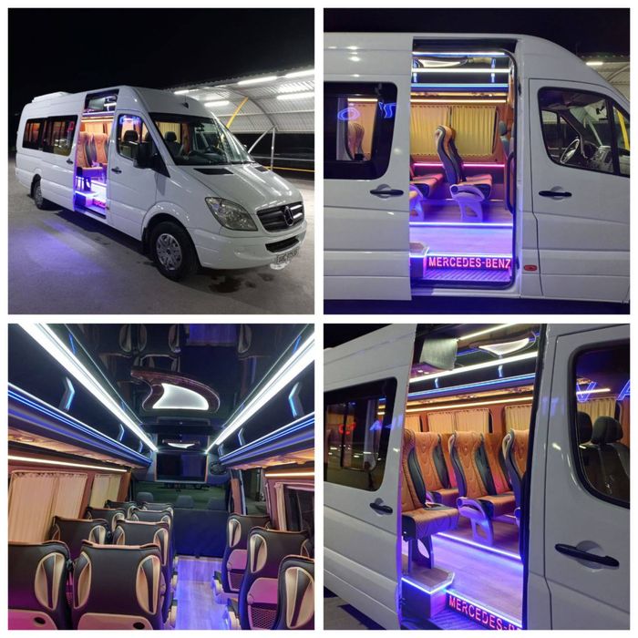 Услуги  Мерседес Спринтер,микроавтобусы,минивэны,автобусы