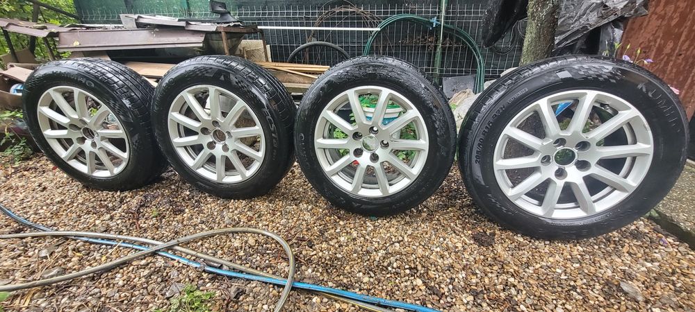 Set Roți pentru Audi, anvelope de vară Kumho 205/60R16, DOT 37/2020