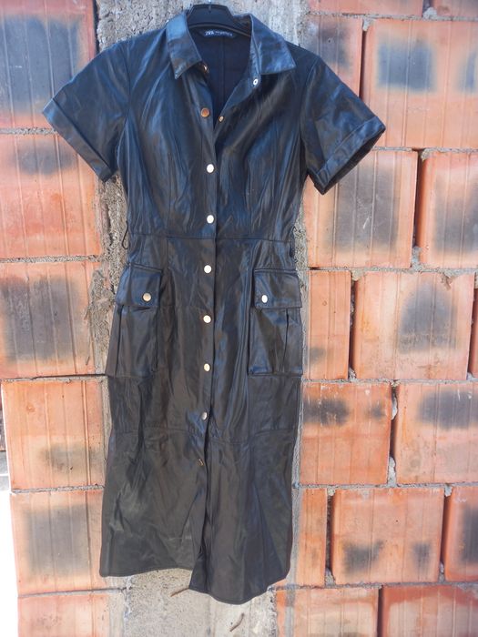 Rochie imitație piele....