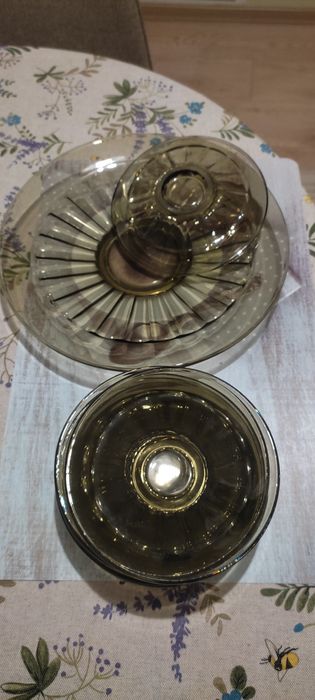 Стъклен сервиз за торта