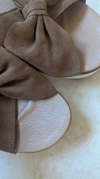 Дамски платформи UGG от естествена кожа
