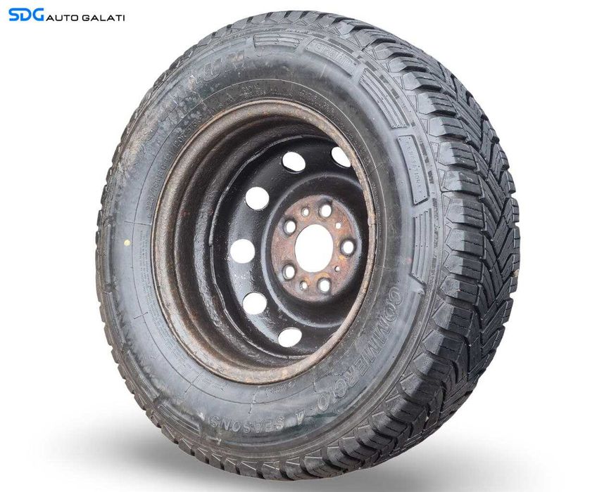 Janta Roata Tabla 6,00 J16 H2 5-68 Anvelopa All Season 225/75R16C Peugeot Boxer 2006 - 2017 Cod 5401 P9 [LR3487]