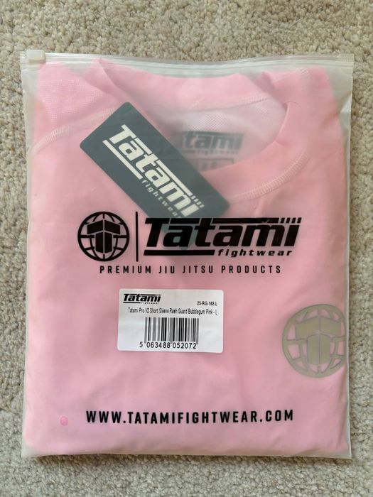 Мъжки розов Rashguard за BJJ / MMA / бойни спортове – размер L