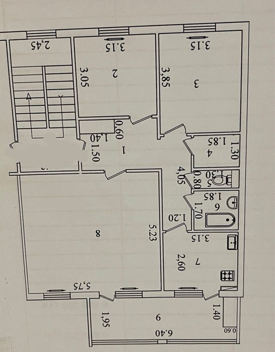 Срочно продается 3в4 комнатная Юнусабад 14 квартал ориентир Корзинка