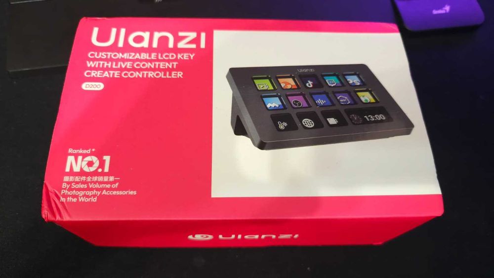 Ulanzdi D200 Controler inteligent 13 taste personalizabile