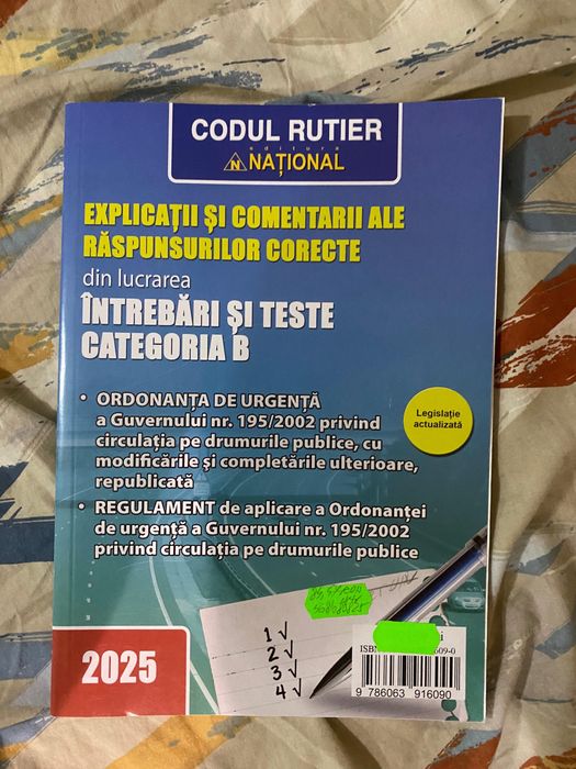intrebari si teste pt obtinerea permisului de conducere auto cat B