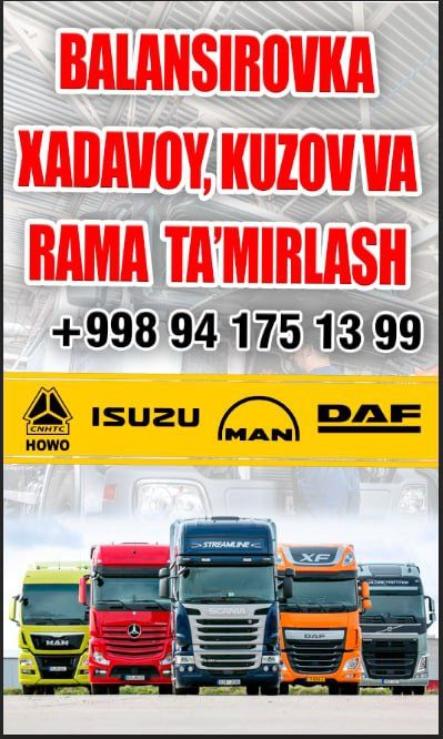 Xodovoy kuzov va rama ta'mirlasg