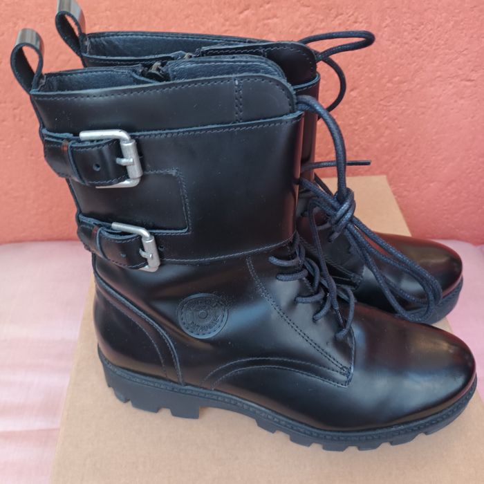 Дамски боти от естествена кожа