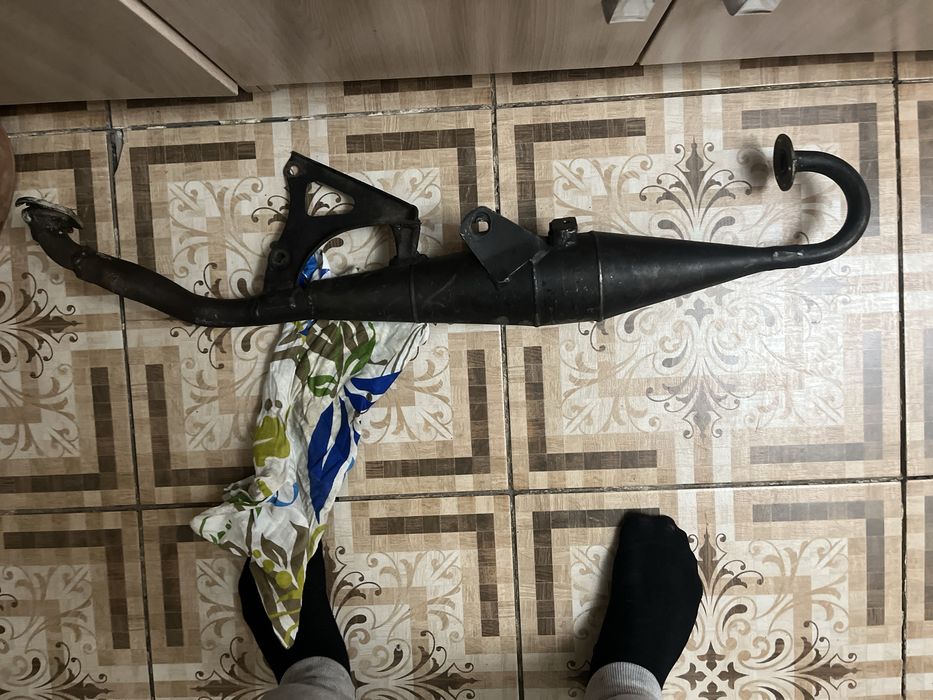 Глушител саксафон для мопеда