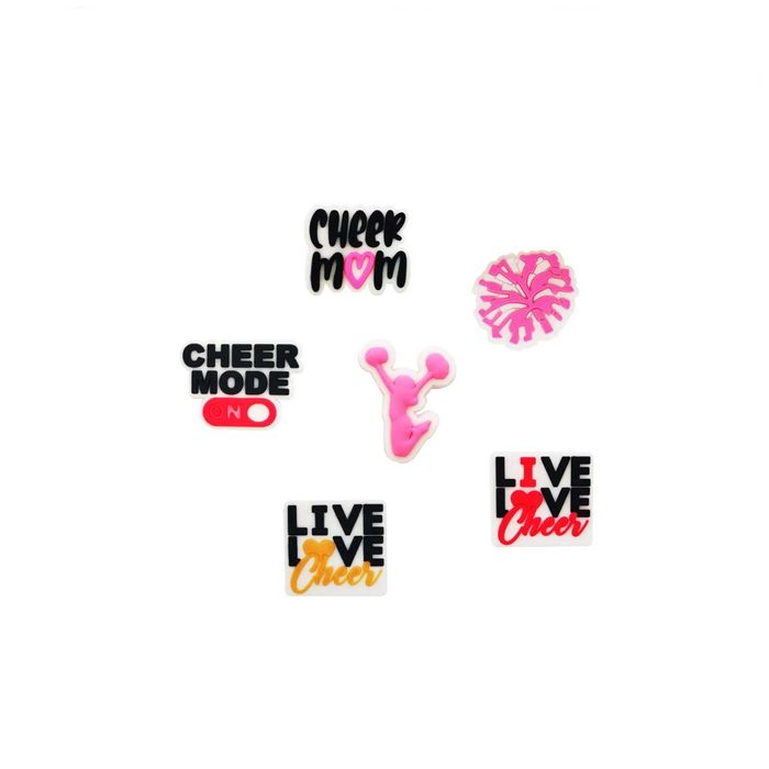 Set 30 Pini Roz Accesorii pentru Crocs Saboti Jibbitz Pentru Fetite