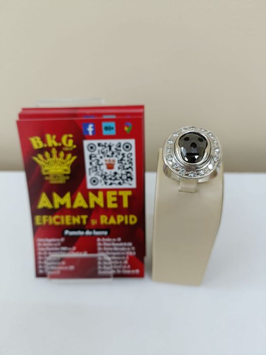 Inel din aur de 18K cu diamante Amanet BKG