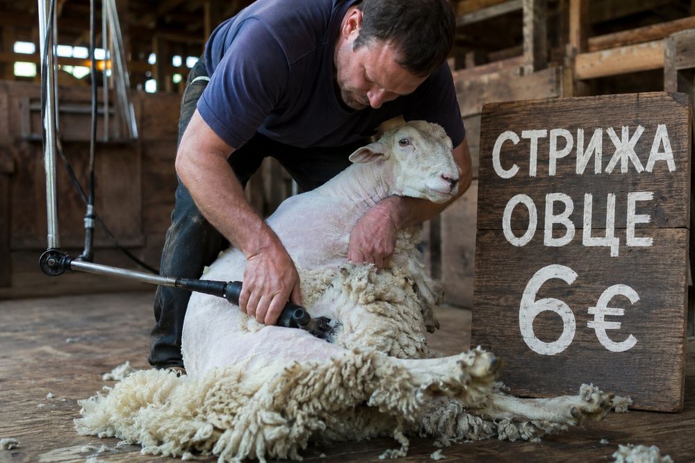 Стрижа овце района Попово