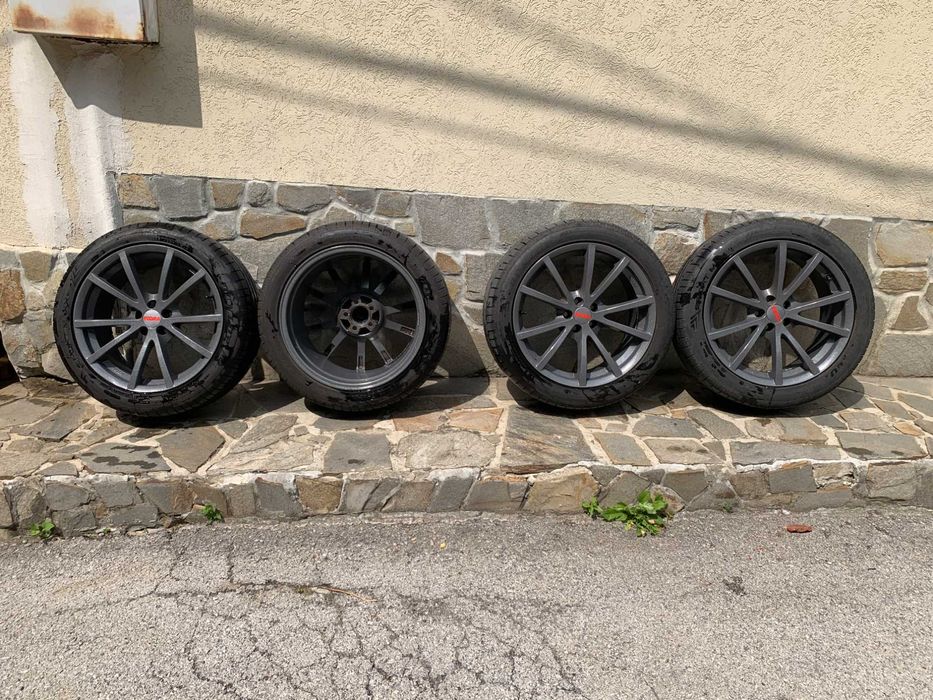 Джанти 18"  5x100 за Subaru,WV и др. с гуми Dunlop sport maxx DOT4823