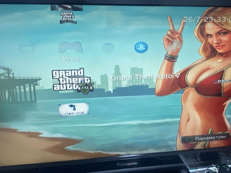 PlayStation 3 и телевизор Panasonic