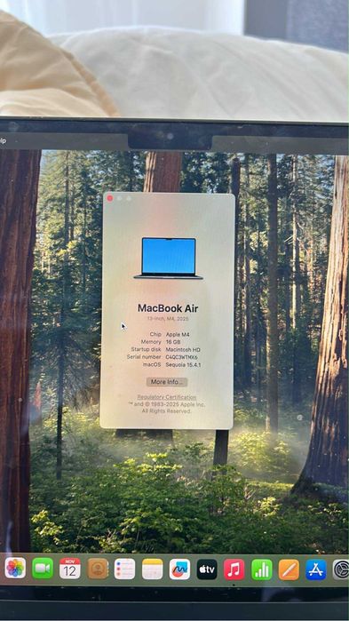 MacBook M4, 13”, 16GB RAM