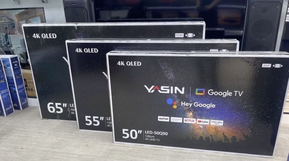 НОВЫЙ Yasin 140 см 4К QLED smart tv телевизор