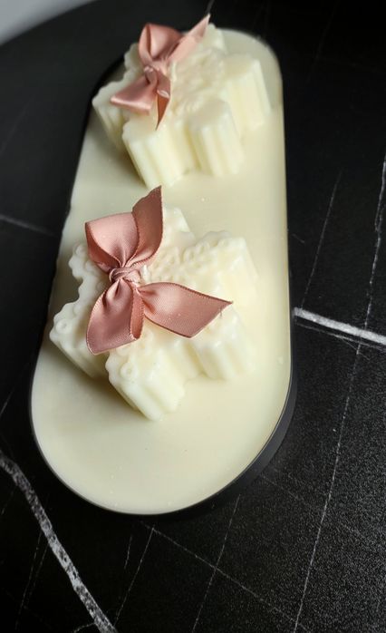 Lumânări din ceară de soia.