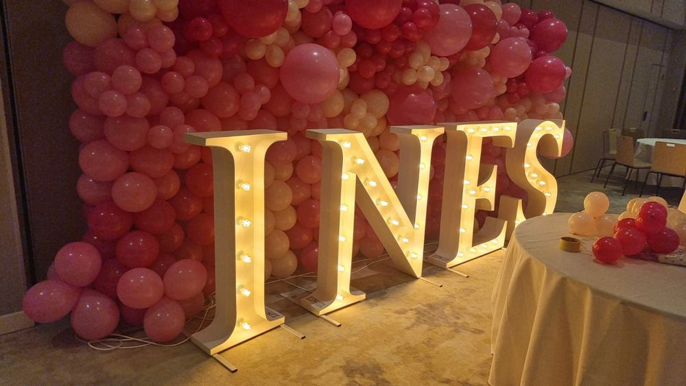 Inchiriez litere volumetrice luminoase evenimente - Majorate, nunti