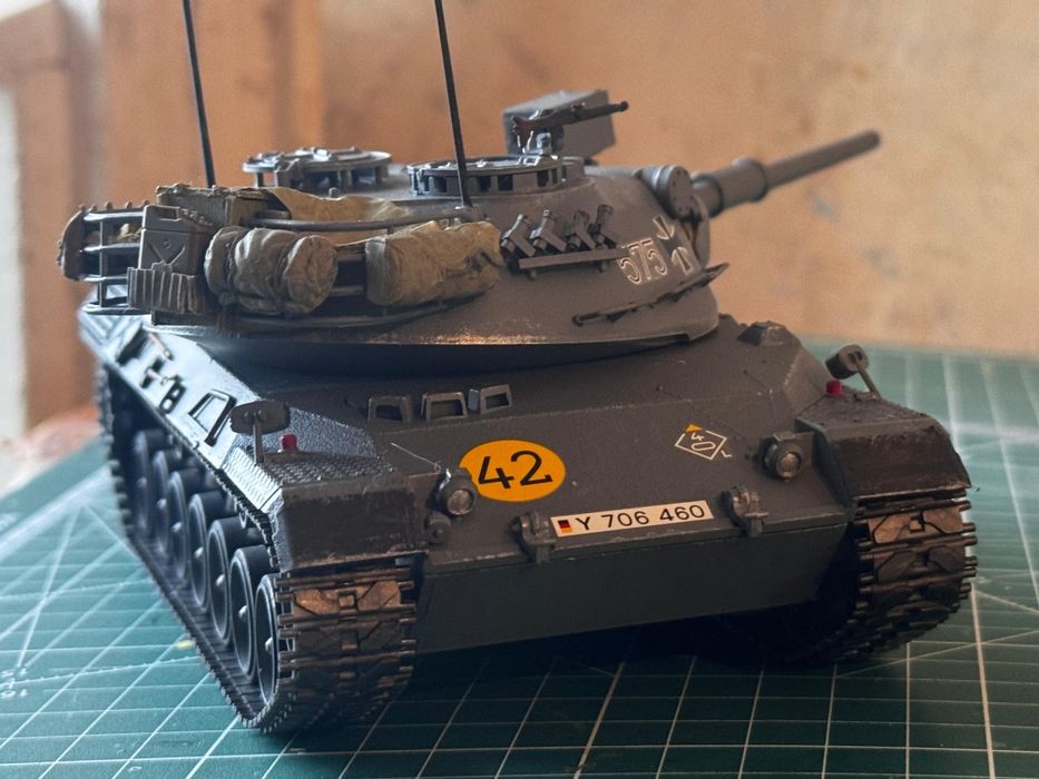 Готовая модель танка leopard 1