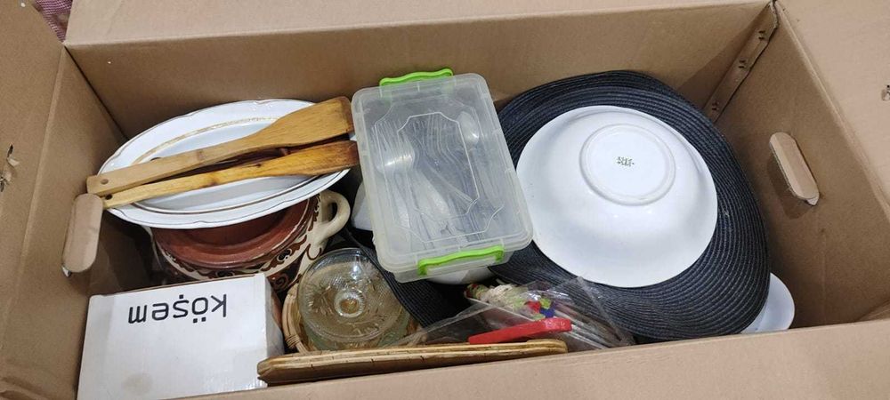 Коробка разной посуды оптом