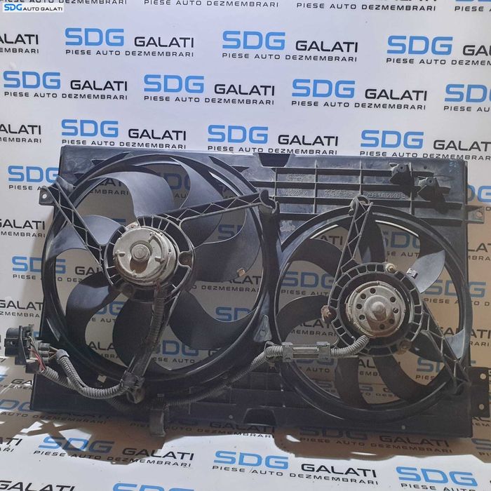 Electroventilator Ventilator Racire Radiator Motor Apa Cilma AC Volkswagen Golf 4 1.8 T AUM AGU AUQ 1998 - 2006 Cod 1J0121205B 1J0121207M  [MA0336]