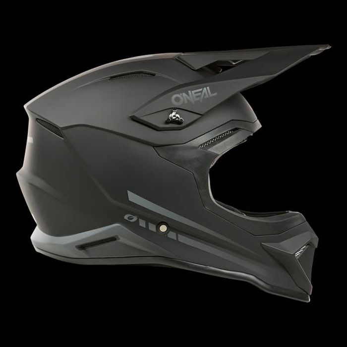 МотоКрос Каска O'NEAL 1SERIES Solid Black V.25 Размери: XS.L,XL