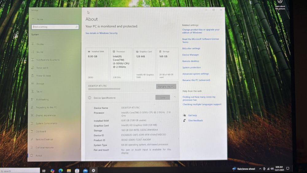 Mini PC Intel NUC i3 Windows 10 instalat_