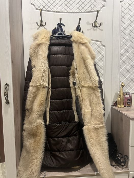 Дубленка б/у женская