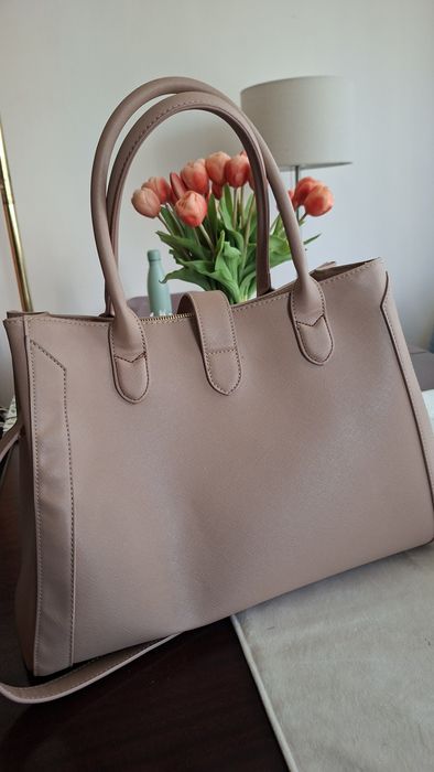 Чанта LASOCKI бежева, стилна