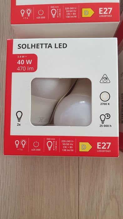 12 bucati Bec LED IKEA fasung E27 clasic noi Curier OLX