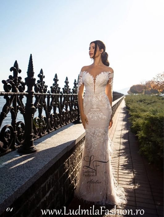 Rochie mireasa Ludmila Fashion colectia 2020-2021