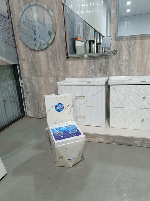 Тумба унитаз зеркало комплект