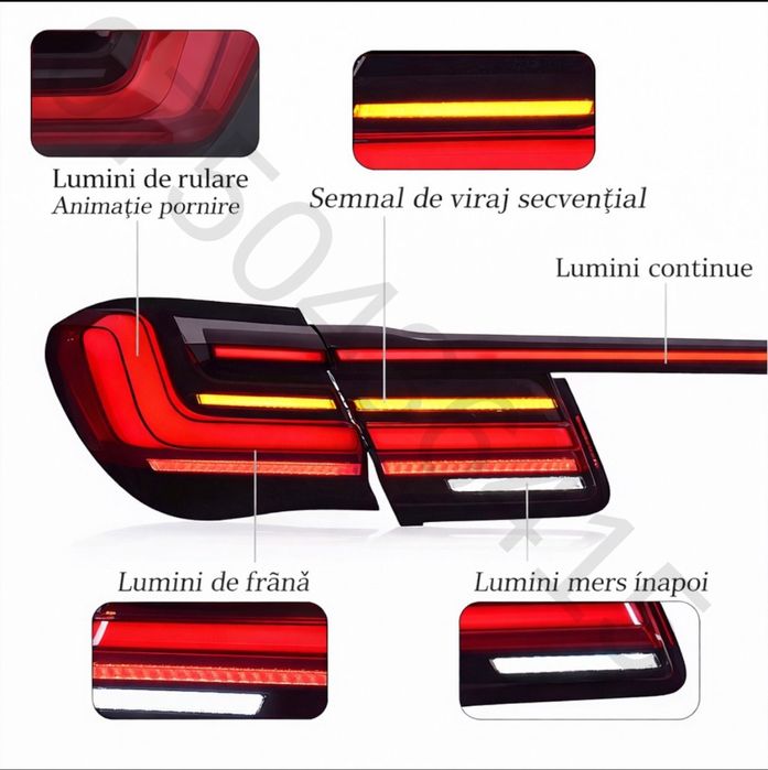 Stopuri BMW Seria 7 F01 F02 Retrofit | G30 | F10 | F25 |  G01 Livrare gratuita & Cadou husa cheie