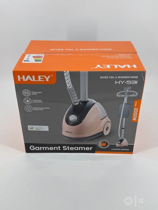 Вертикальный напольный отпариватель для одежды 2 в1 HALEY.