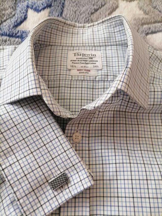 Рубашки английских брендов под запонки T.M. Lewin и Charles Tyrwhitt