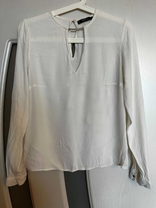 Бяла риза Mango, S размер