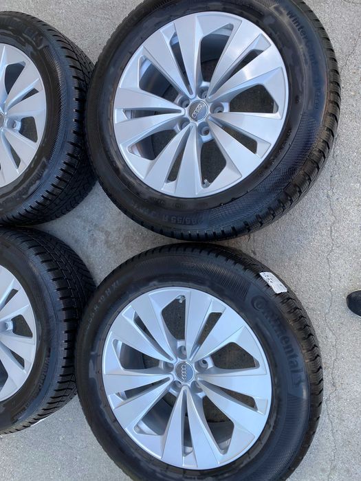 Jante originale Audi 19 cu anvelope de iarna