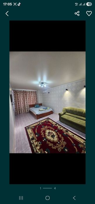 Сдается по суточна 1 ком кв