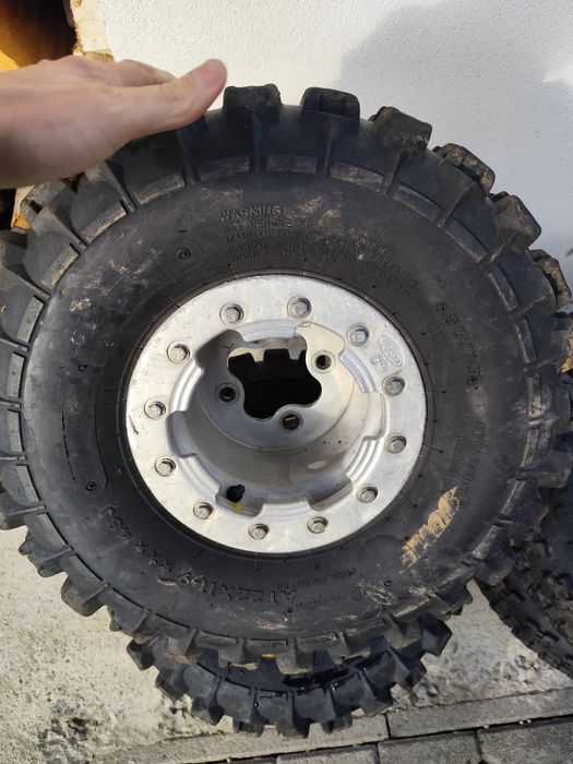 Set jante beadlock dublu+ anvelope(ltr,ltz,yfz, raptor,trx)