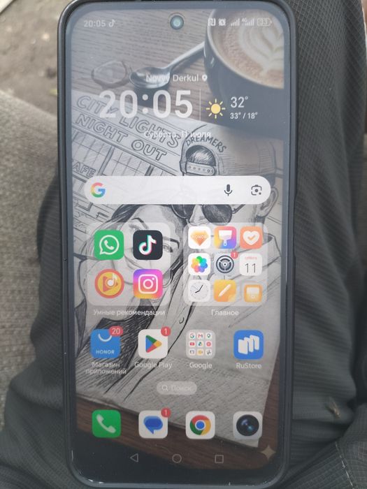 HONOR X6c память 256гб