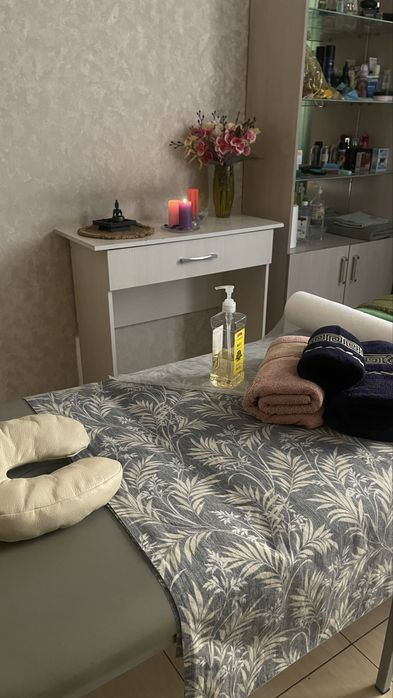 Пилинг и массаж , кабинки спа